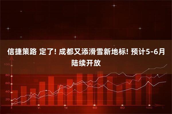 信捷策路 定了! 成都又添滑雪新地标! 预计5-6月陆续开放